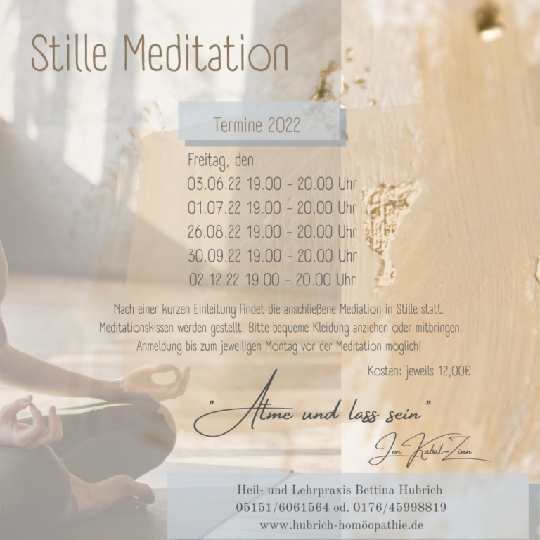 Stille Meditation